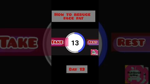 How to get rid of a double chin | jawline exercise to reduce face fat ( day 13)