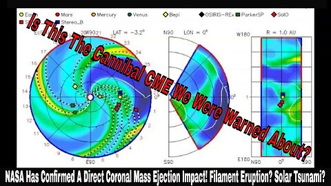 NASA Has Confirmed A Direct Coronal Mass Ejection Impact! Filament Eruption? Solar Tsunami?