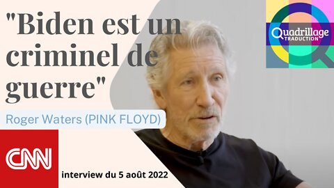 Roger Waters (Pink Floyd): "Biden est un criminel de guerre!"