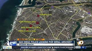 Police search for possible serial arsonist after Ocean Beach fires