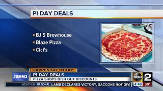 Restaurants celebrating Pi Day with deals