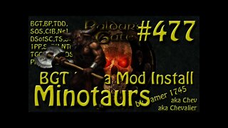 Let's Play Baldur's Gate Trilogy Mega Mod Part 477 - Minotaurs!