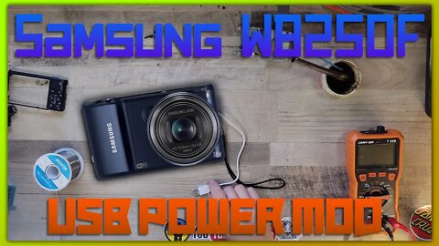 Samsung Camera Teardown - WB250F WiFi USB Power Modification