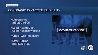 COVID-19 vaccine eligibility expands to all Michiganders ages 16 & up
