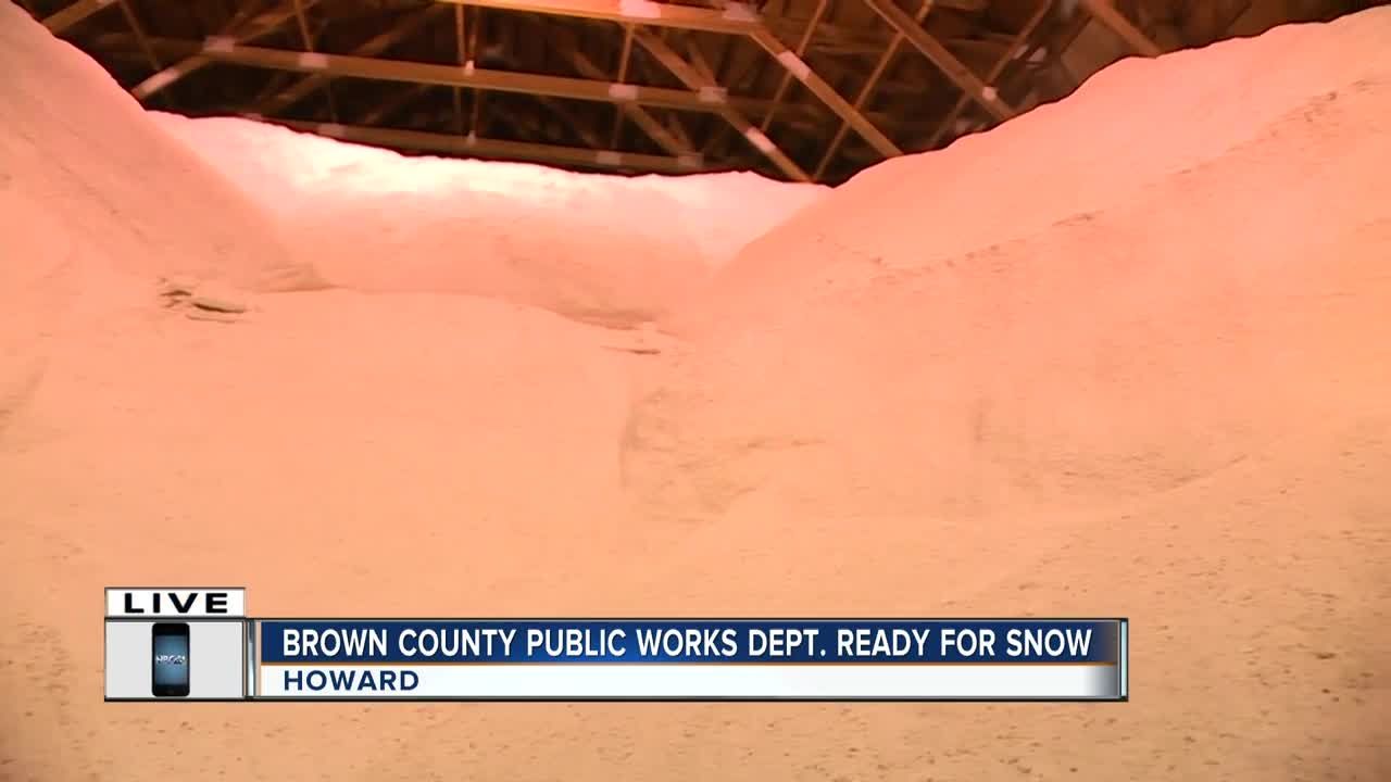 Prepping the roads in Brown County for winter weather