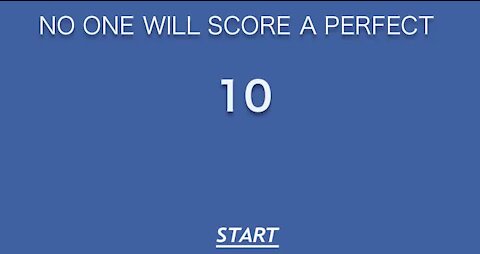 No one will score a perfect 10 #10596