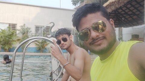 weekend party in swimming pool