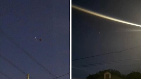 Des Québécois ont aperçu une mystérieuse ligne argentée dans le ciel et voici c'était quoi
