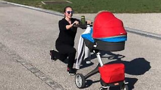 Zumba instructor shows how to exercise after becoming a mom