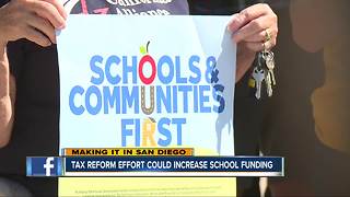 Tax reform effort could increase school funding