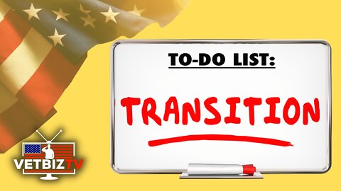 When should you start the transition process out of the military