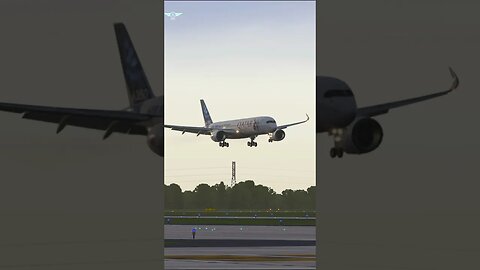 Airbus A350 Landing #aviation #landing #shorts