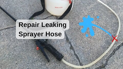 Lawn, Garden, Pest Control Sprayer Hose Repair