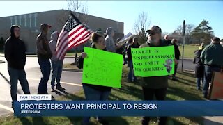 Protesters want Jefferson principal to resign