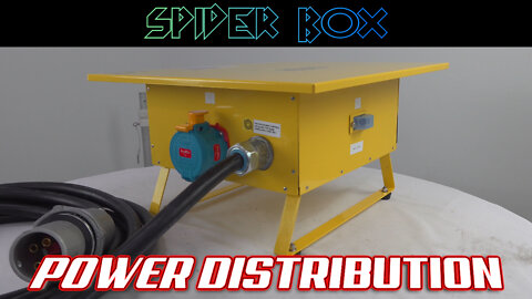 Portable Spider Box Power Distribution for Construction, Shows, Events