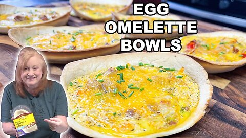 EGG OMELETTE Tortilla Bowls