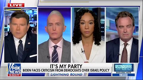 Gowdy on Biden’s Israel Policy Ahead of U.S. Presidential Election: ‘Good Luck’ with That