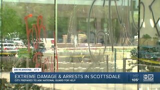 Extreme damage and arrests in Scottsdale