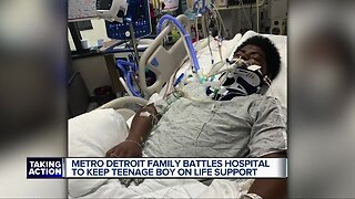 Metro Detroit family fights to keep 16-year-old on life support after doctors declare him brain dead