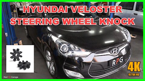 How To Repair Hyundai Veloster Steering Wheel Knocking Noise Easily (detailed). Ep14