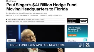 Report: $41 billion New York City hedge fund relocating to West Palm Beach