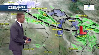 Light showers linger into start of the week