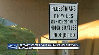 City officials question common sense in I-94 scooter incident
