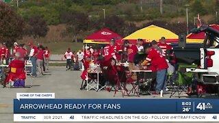 Chiefs take on the Browns at Arrowhead Stadium