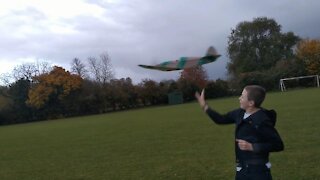 FT Spitfire second flight and second crash