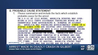 PD: Driver arrested, asked witness to lie after deadly Gilbert crash