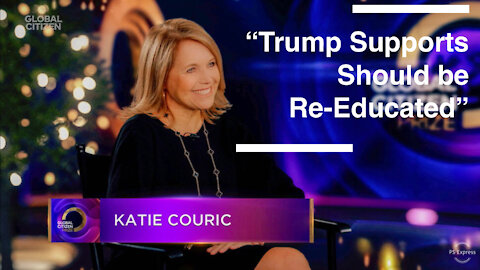 Katie Couric Thinks Trump Supporters Should be Re-Educated