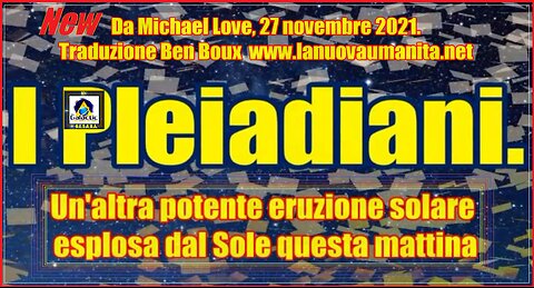 I Pleiadiani. Un'altra potente eruzione solare ・ esplosa dal Sole questa mattina