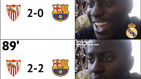 Sevilla 2 : 2 FC Barcelona - GOALS