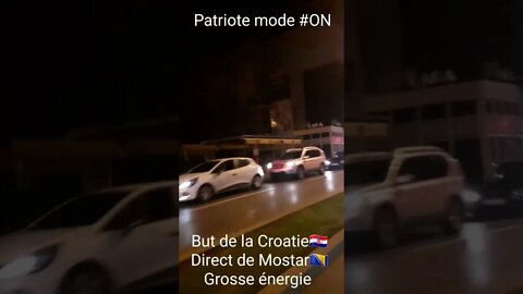 Croatie VS Japon en direct des rues de Mostar (hier soir)