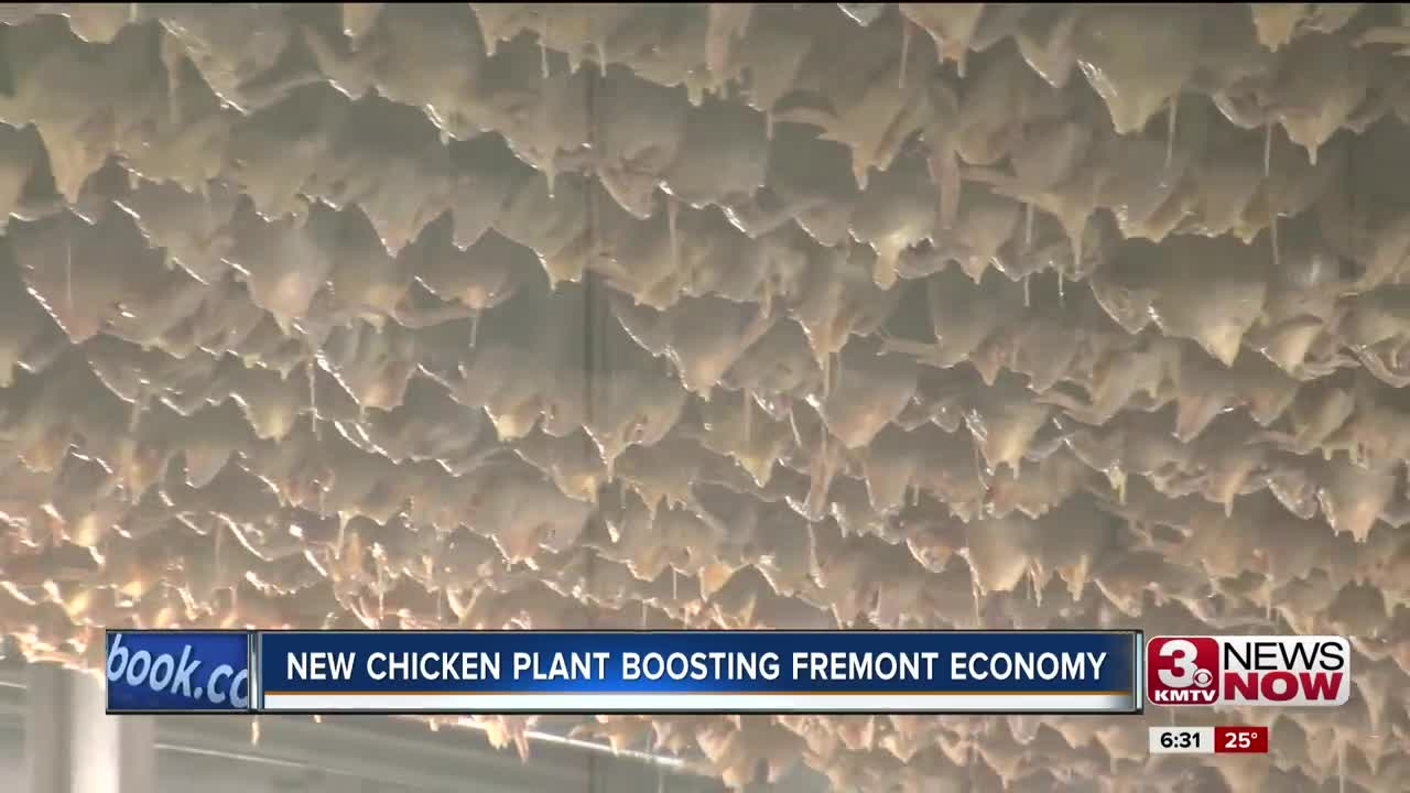 New Fremont chicken plant helping to boost local economy