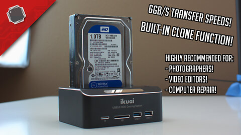 Why you NEED a docking station. | ikuai Dual Bay Hard Drive Dock