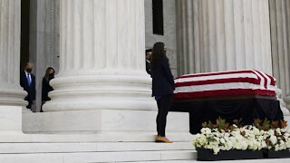 Remaining Supreme Court Justices Visit Ginsburg's Casket