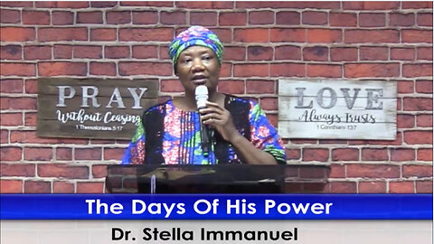 The Days Of His Power. Dr. Stella Immanuel (Bilingual: English/Spanish)