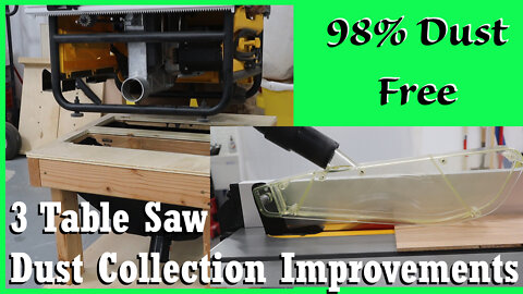 3 Dust Collection Improvements for Table Saw