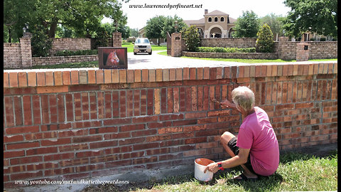 The Art of Faux Brick Restoration by Lawrence Dyer Fine Art