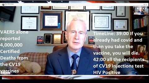 FDA Covered Up CV19 Vax Biological Catastrophe – Prof. Dr. Peter McCullough