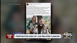 Phoenix firefighter Brian Beck, Jr. passes after battle with occupational cancer