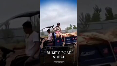Bumpy Road Ahead ☺️#shorts #try not to laugh #today trending