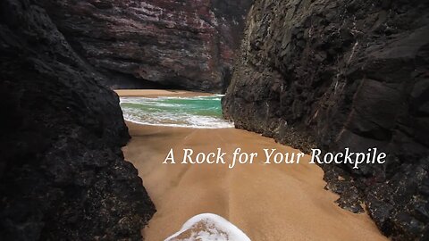 A Rock for Your Rockpile #GodisFaithful #Trust - Një shkëmb për grumbullin tuaj shkëmbor