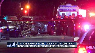 Witness describes crash that injured MPD officer, two boys