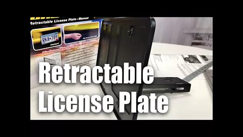 Cheapest Manually Retractable Show N Go License Plate Holder