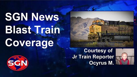 SGN News Blast A BNSF #5901 Coal Train from our Jr Train Reporter Ocyrus M Nov 4, 2022