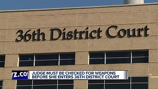 36th District Court Judge Davis faces security screening as some sort of security threat