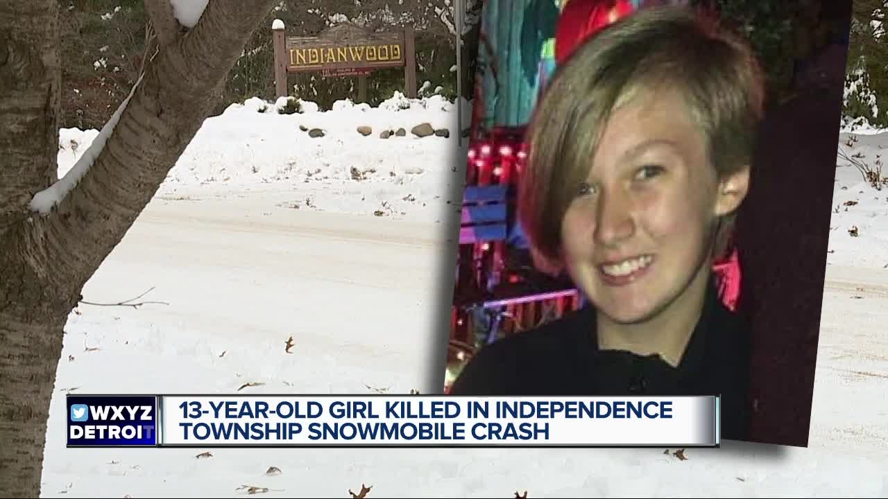 13-year-old girl killed in snowmobile accident in Oakland County