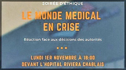 Soirée d'éthique Hôpital HRC de Rennaz